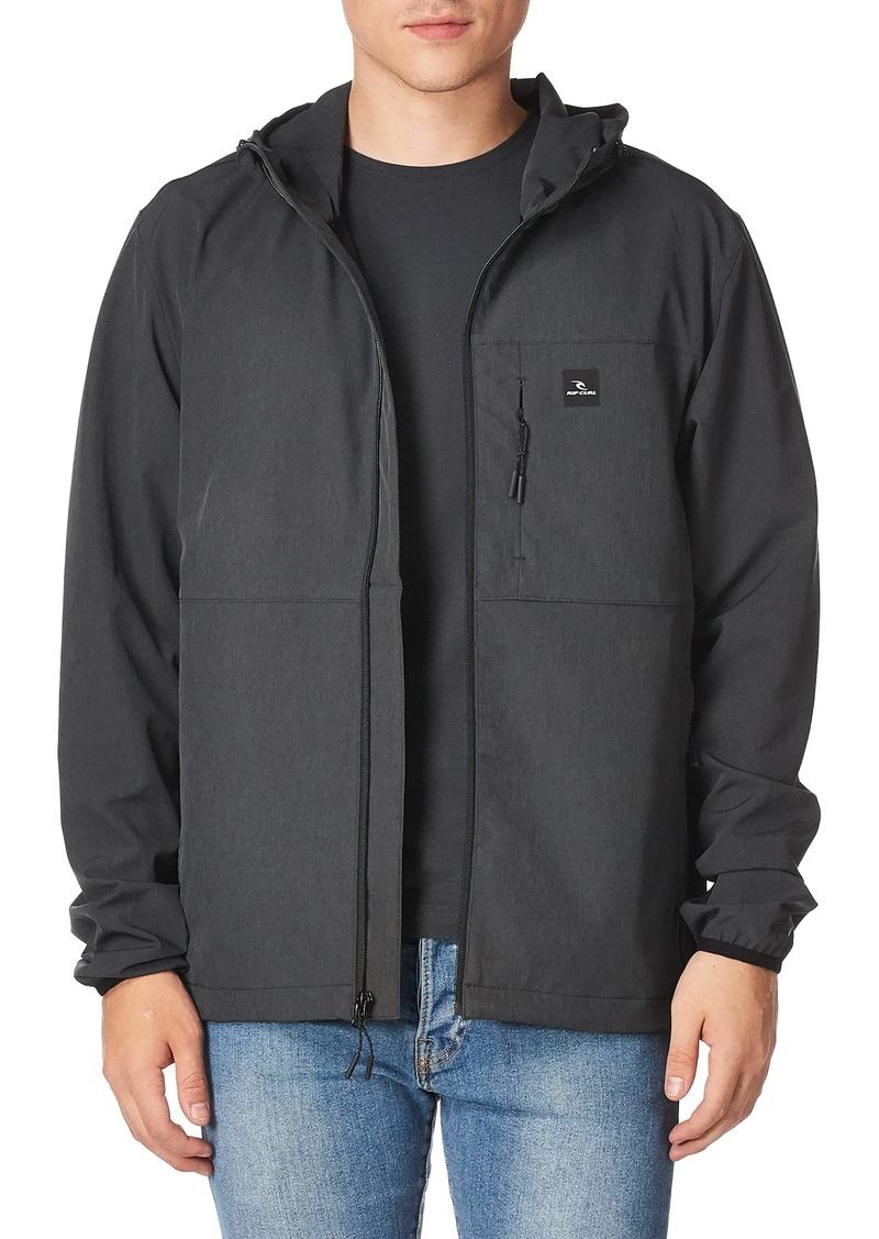 Rip Curl Men's Elite Anti Series Hooded Wind Breaker Water Repellent Jacket