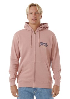 Rip Curl Men's Shred Till Dead Zip-Up Hooded Fleece Sweatshirt