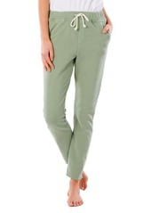 Rip Curl Organic Cotton Fleece Track Pants in Green at Nordstrom