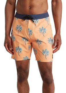 Rip Curl Palm Daze Board Shorts in Apricot at Nordstrom Rack