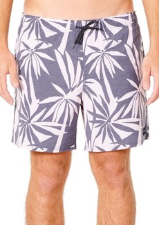 Rip Curl Party Pack Volley Swim Trunks in Black 0090 at Nordstrom