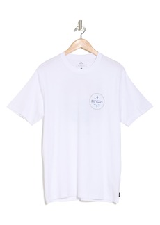 Rip Curl Ray & Tubed Cotton Graphic T-Shirt in White at Nordstrom Rack