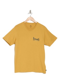 Rip Curl Rayzed & Hazed Cotton Graphic T-Shirt in Mustard at Nordstrom Rack