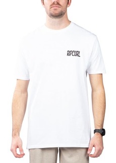 Rip Curl Sharkey Shred Cotton Graphic Tee in White at Nordstrom