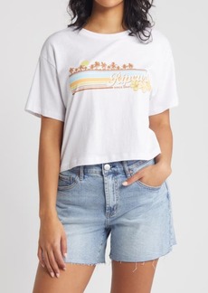 Rip Curl Sunset Crop Cotton Jersey Graphic T-Shirt