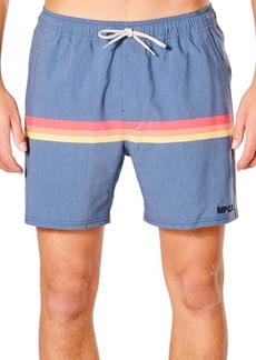 Rip Curl Surf Revival Volley Swim Trunks in Navy 0049 at Nordstrom