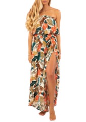 Rip Curl Tropic Coast Strapless Popover Maxi Dress