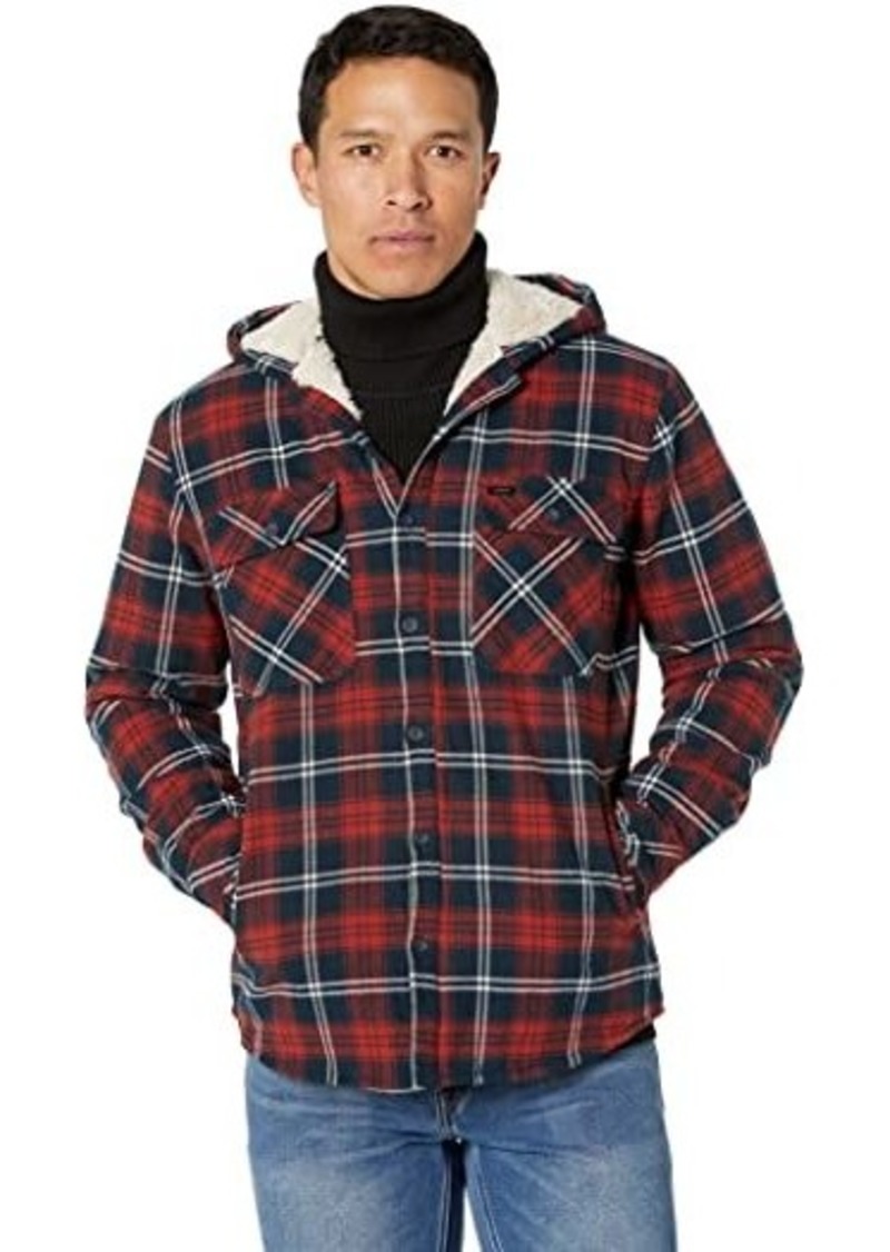 Rip Curl Sherpa Lined Hooded Flannel Shirt