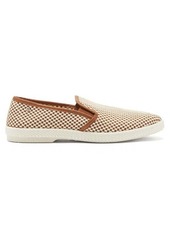 Rivieras Mods woven-canvas loafers