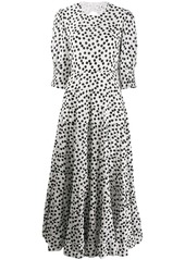 rixo agyness polka dot dress