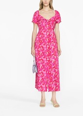 RIXO Briella floral-print midi dress
