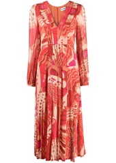 RIXO Camellia midi dress