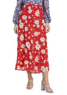 RIXO Kelly Floral Midi Skirt