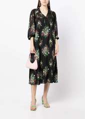 RIXO Khaleesha floral-print shift dress