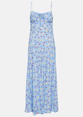 Rixo Lanie printed midi dress