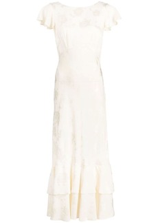 RIXO Liberty floral-jacquard maxi dress
