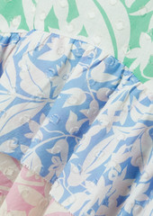 RIXO - Benita ruffled floral-print fil coupé cotton-voile maxi dress - Green - UK 8