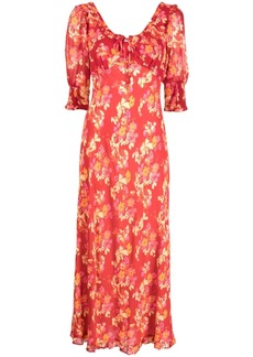 RIXO Sathya floral-print midi dress