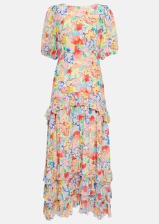 Rixo Shireen floral maxi dress