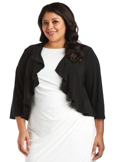 R&M Richards Women's Cover Up Bolero-Plus Size