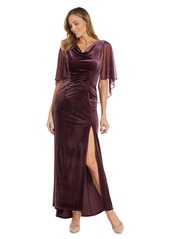 R&M Richards Women's Plus Size Evening Gown W/Side Slit