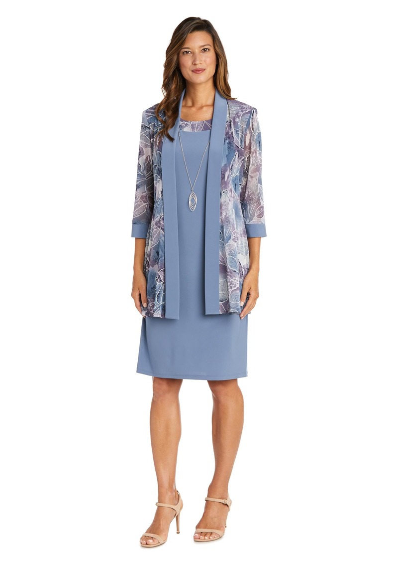 R&M Richards Women's Formal Jacket Dress