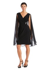 R&M Richards Womens Petites Chiffon Cocktail and Party Dress  14P