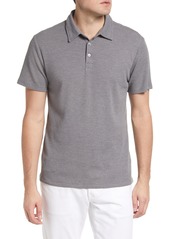 Robert Barakett Cloverdale Waffle Knit Polo in Light Grey at Nordstrom Rack