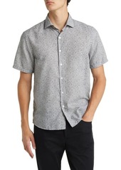 Robert Barakett Fulton Print Short Sleeve Button-Up Shirt