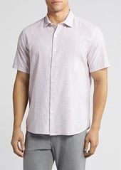Robert Barakett Legato Short Sleeve Button-Up Shirt