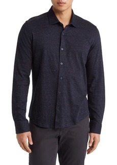 Robert Barakett Minton Knit Button-Up Shirt