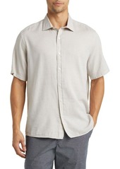 Robert Barakett Mount Eden Short Sleeve Button-Up Shirt