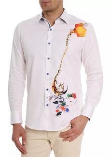 Robert Graham All-In Graphic Cotton-Blend Shirt