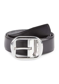 Robert Graham Blanchard Paisley Reversible Leather Belt