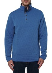 Robert Graham Caro Quilted Mockneck Sweater