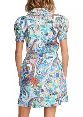 Robert Graham Carolina Watercolor Paisley Shirtdress Dress