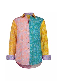 Robert Graham Carrie Jacobean Colorblock Shirt