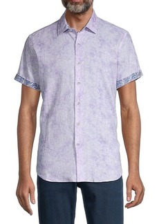 Robert Graham Cayuga Classic-Fit Floral Linen-Blend Shirt
