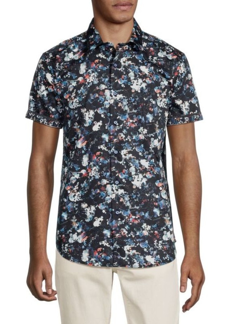 Robert Graham Chellin Classic Fit Abstract Print Shirt