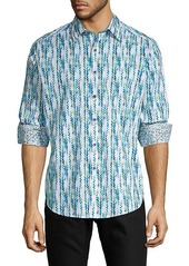 Robert Graham Classic-Fit Chevron Long Sleeve Shirt