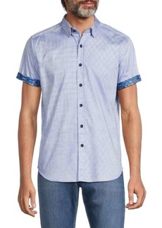 Robert Graham Coppola Geometric Short Sleeve Shirt