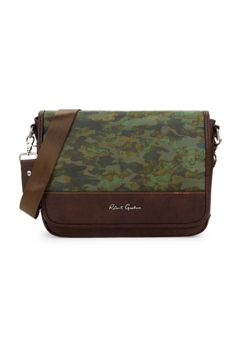 robert graham leather messenger bag