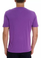 Robert Graham Eastwood Cotton-Blend V-Neck T-Shirt