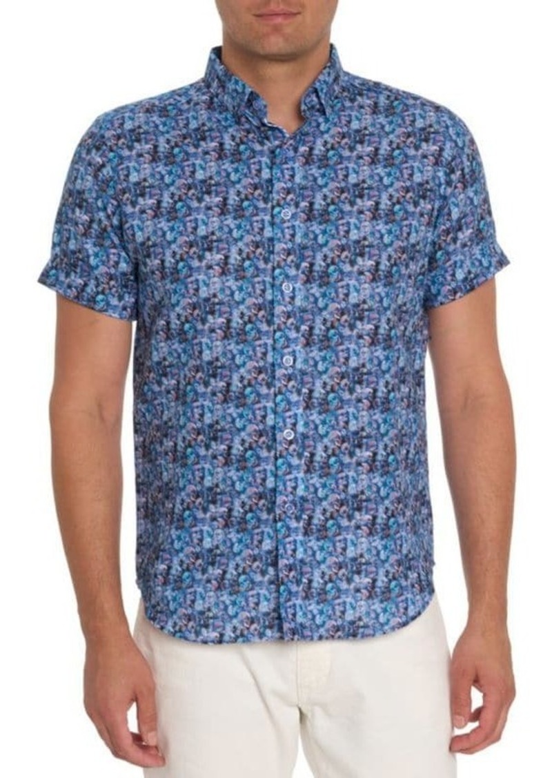 Robert Graham Elmont Linen Button-Up Shirt