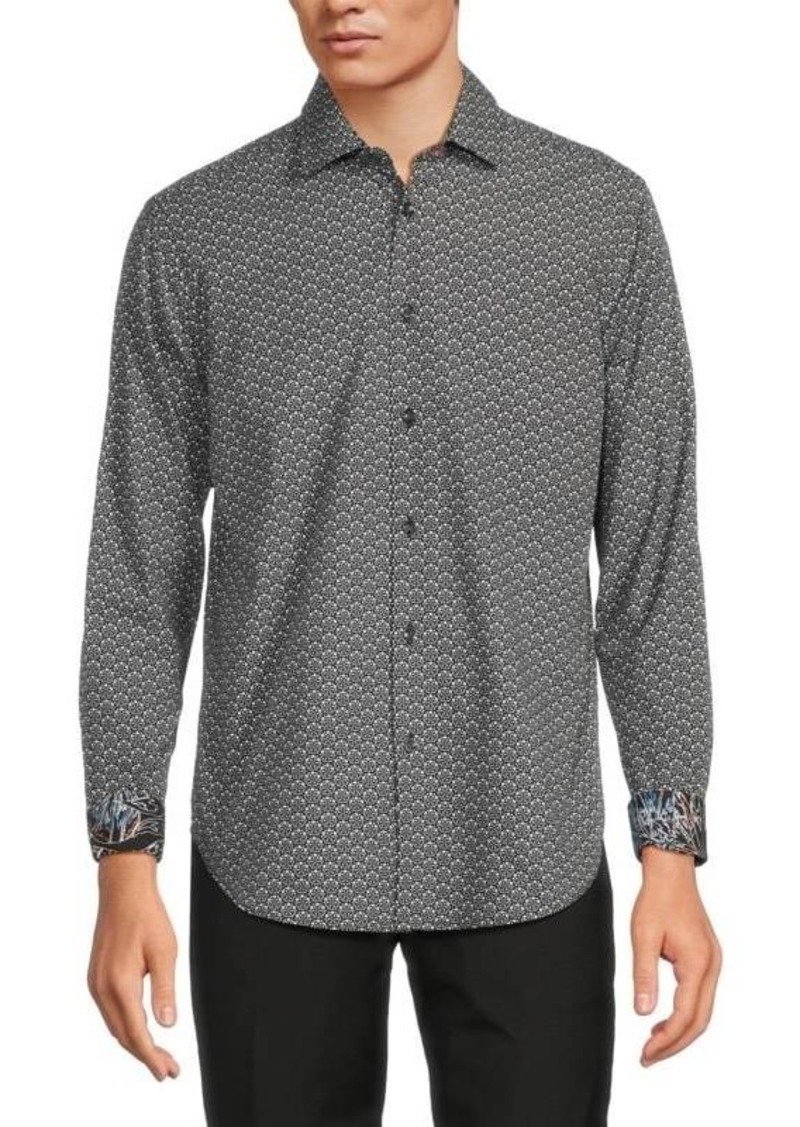 Robert Graham Eric Classic Fit Medallion Sport Shirt