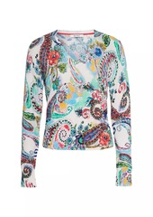 Robert Graham Evelyn Cotton & Silk Sweater