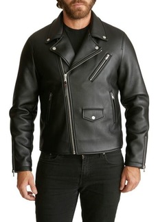 Robert Graham Faux Leather Moto Jacket
