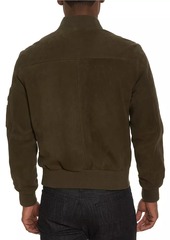 Robert Graham Gasper Suede Bomber Jacket