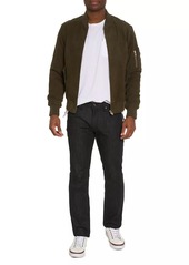 Robert Graham Gasper Suede Bomber Jacket