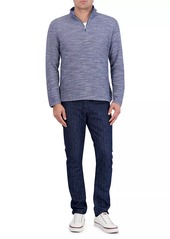 Robert Graham Ledson Cotton Quarter-Zip Sweatshirt